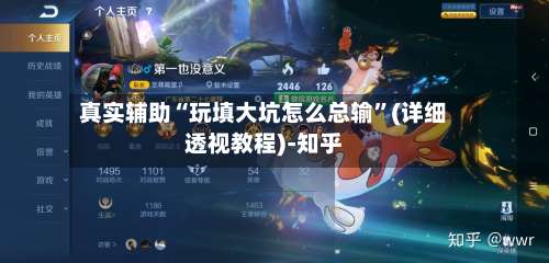 真实辅助“玩填大坑怎么总输”(详细透视教程)-知乎-第2张图片