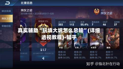 真实辅助“玩填大坑怎么总输”(详细透视教程)-知乎-第3张图片