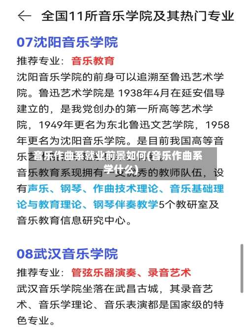 音乐作曲系就业前景如何(音乐作曲系学什么)-第3张图片