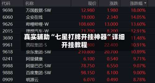 真实辅助“七星打牌开挂神器”详细开挂教程-第3张图片