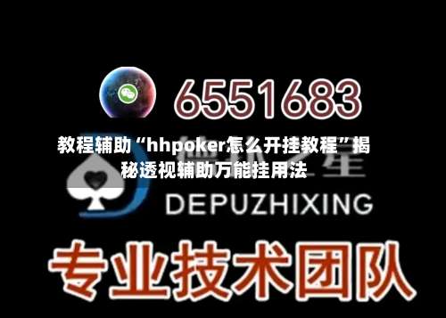 教程辅助“hhpoker怎么开挂教程”揭秘透视辅助万能挂用法-第2张图片