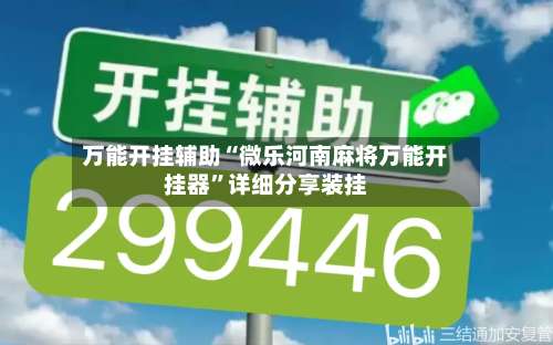 万能开挂辅助“微乐河南麻将万能开挂器”详细分享装挂-第2张图片
