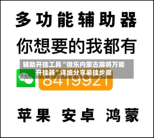 辅助开挂工具“微乐内蒙古麻将万能开挂器	”详细分享装挂步骤-第2张图片