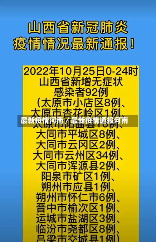 最新疫情河南／最新疫情通报河南-第2张图片