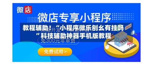 教程辅助！“小程序微乐刨幺有挂吗”科技辅助神器手机版教程-第3张图片