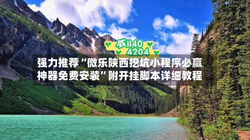 强力推荐“微乐陕西挖坑小程序必赢神器免费安装	”附开挂脚本详细教程-第2张图片
