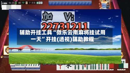 辅助开挂工具“微乐云南麻将挂试用一天	”开挂(透视)辅助教程-第1张图片