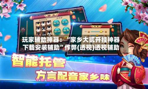 玩家辅助神器：“家乡大贰开挂神器下载安装辅助”作弊(透视)透视辅助-第2张图片