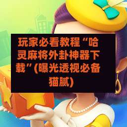 玩家必看教程“哈灵麻将外卦神器下载”(曝光透视必备猫腻)-第2张图片