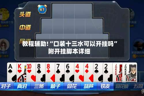 教程辅助!“口装十三水可以开挂吗”附开挂脚本详细-第1张图片
