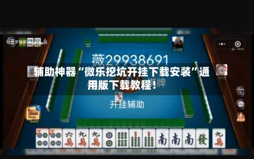 辅助神器“微乐挖坑开挂下载安装”通用版下载教程！-第3张图片