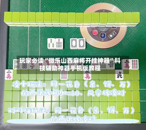 玩家必读“微乐山西麻将开挂神器”科技辅助神器手机版教程-第2张图片