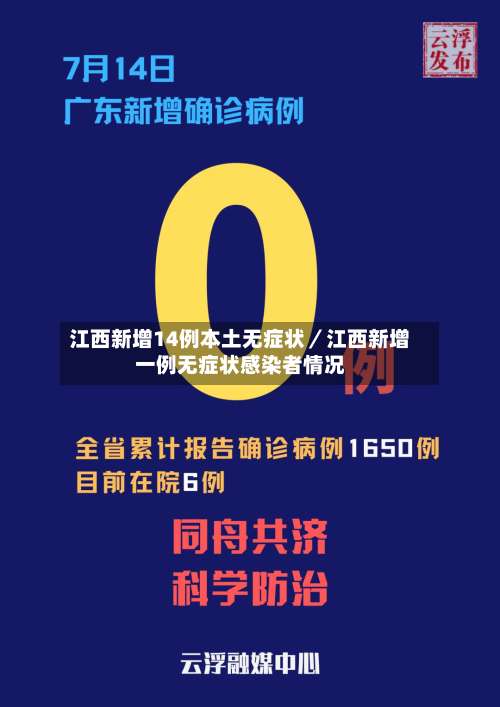 江西新增14例本土无症状／江西新增一例无症状感染者情况-第2张图片