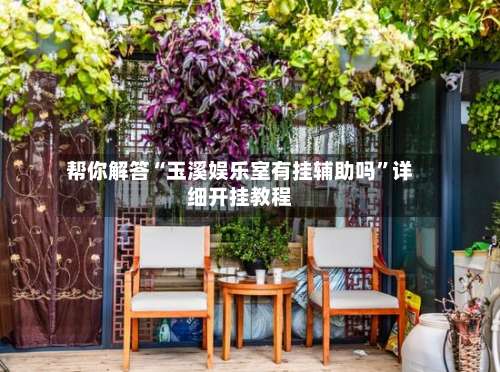 帮你解答“玉溪娱乐室有挂辅助吗”详细开挂教程-第2张图片