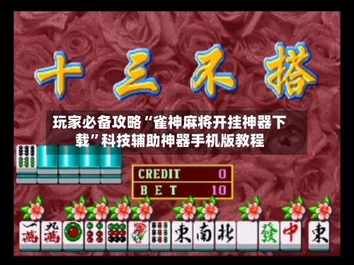 玩家必备攻略“雀神麻将开挂神器下载”科技辅助神器手机版教程-第2张图片