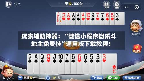 玩家辅助神器：“微信小程序微乐斗地主免费挂”通用版下载教程!-第2张图片