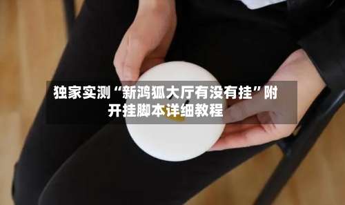 独家实测“新鸿狐大厅有没有挂”附开挂脚本详细教程-第3张图片