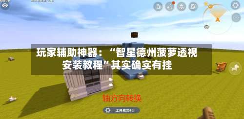 玩家辅助神器：“智星德州菠萝透视安装教程	”其实确实有挂-第1张图片