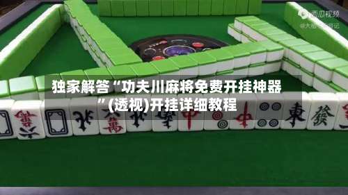 独家解答“功夫川麻将免费开挂神器”(透视)开挂详细教程-第2张图片