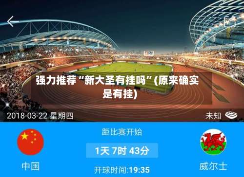 强力推荐“新大圣有挂吗	”(原来确实是有挂)-第3张图片