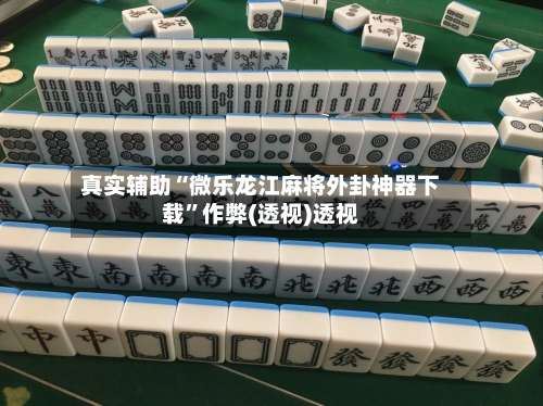 真实辅助“微乐龙江麻将外卦神器下载”作弊(透视)透视-第3张图片