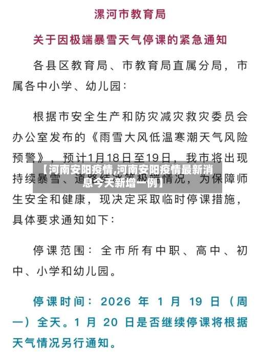 【河南安阳疫情,河南安阳疫情最新消息今天新增一例】-第3张图片