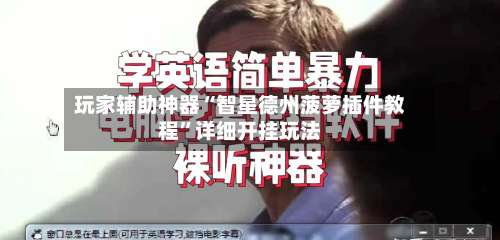 玩家辅助神器“智星德州菠萝插件教程”详细开挂玩法-第1张图片