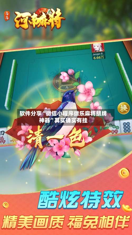 软件分享“微信小程序微乐麻将胡牌神器”其实确实有挂-第3张图片