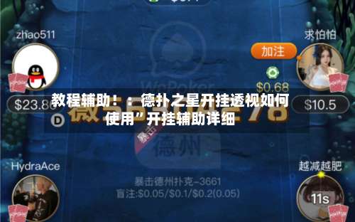 教程辅助！：德扑之星开挂透视如何使用	”开挂辅助详细-第1张图片