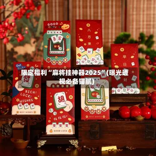 限定福利“麻将挂神器2025”(曝光透视必备猫腻)-第3张图片