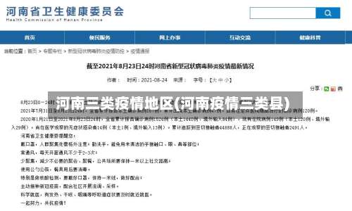 河南三类疫情地区(河南疫情三类县)-第1张图片