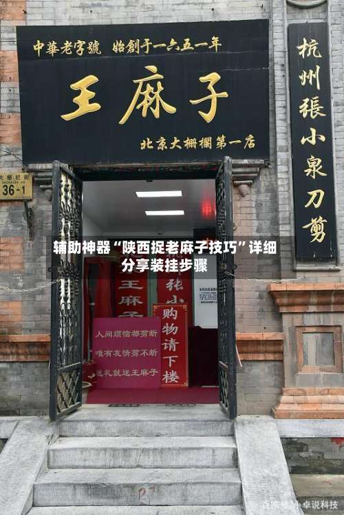 辅助神器“陕西捉老麻子技巧”详细分享装挂步骤-第1张图片