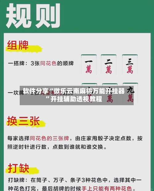 软件分享“微乐云南麻将万能开挂器”开挂辅助透视教程-第2张图片