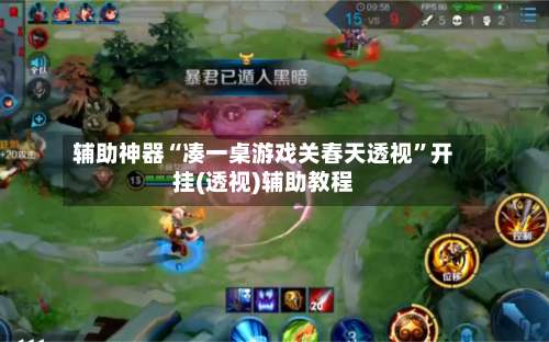 辅助神器“凑一桌游戏关春天透视”开挂(透视)辅助教程-第1张图片