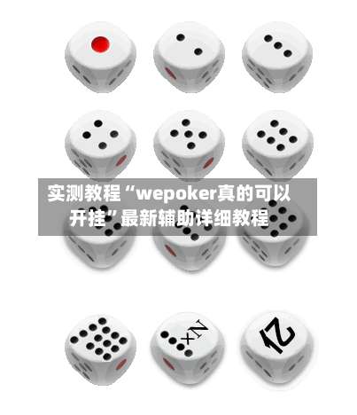 实测教程“wepoker真的可以开挂	”最新辅助详细教程-第2张图片