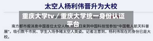 重庆大学tv／重庆大学统一身份认证平台-第2张图片