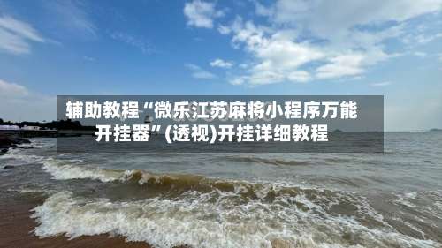 辅助教程“微乐江苏麻将小程序万能开挂器”(透视)开挂详细教程-第3张图片