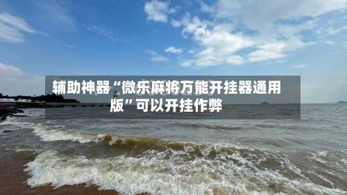 辅助神器“微乐麻将万能开挂器通用版”可以开挂作弊-第2张图片