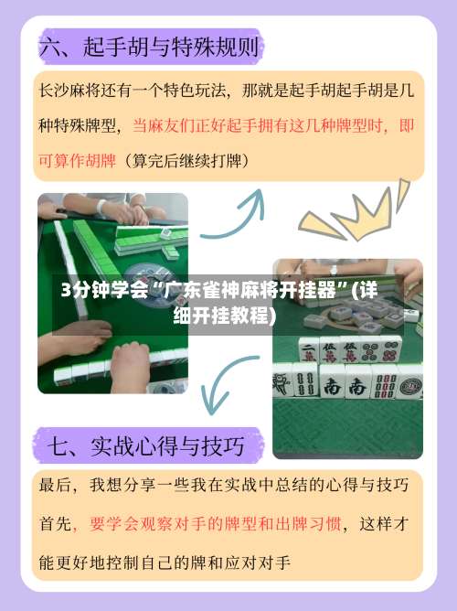 3分钟学会“广东雀神麻将开挂器”(详细开挂教程)-第2张图片