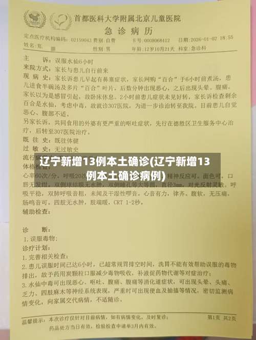 辽宁新增13例本土确诊(辽宁新增13例本土确诊病例)-第1张图片