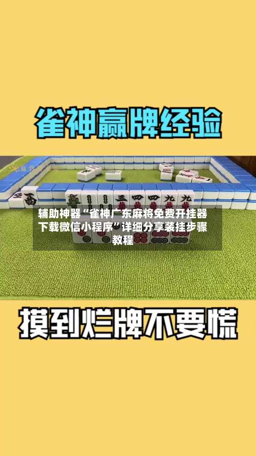 辅助神器“雀神广东麻将免费开挂器下载微信小程序	”详细分享装挂步骤教程-第1张图片