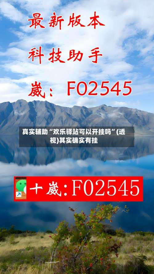 真实辅助“欢乐驿站可以开挂吗”(透视)其实确实有挂-第1张图片