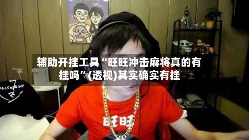 辅助开挂工具“旺旺冲击麻将真的有挂吗	”(透视)其实确实有挂-第1张图片