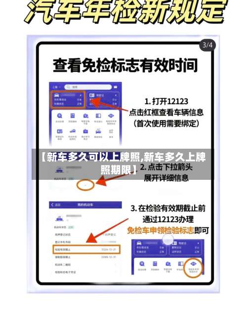 【新车多久可以上牌照,新车多久上牌照期限】-第3张图片