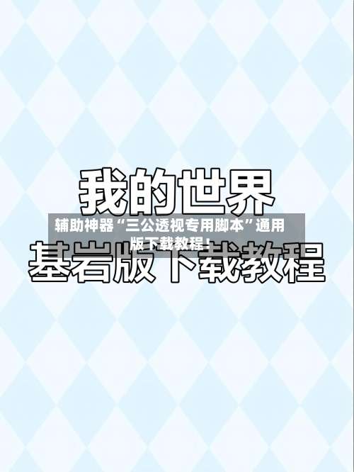 辅助神器“三公透视专用脚本”通用版下载教程！-第2张图片