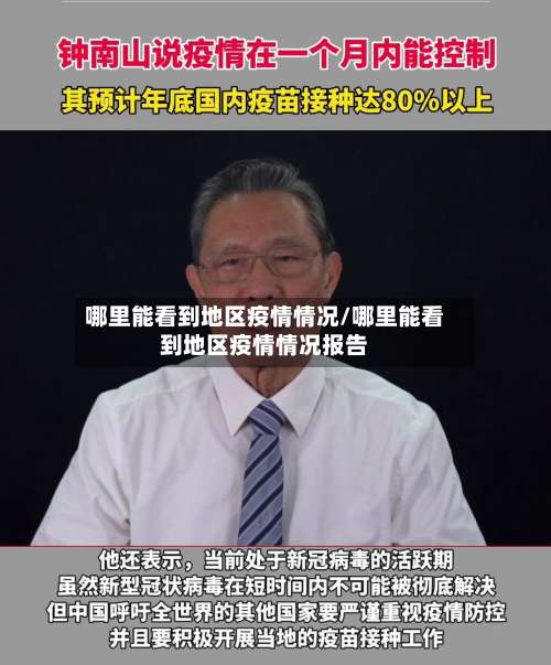 哪里能看到地区疫情情况/哪里能看到地区疫情情况报告-第3张图片