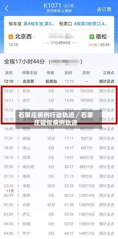 石家庄病例行动轨迹／石家庄疑似病例轨迹-第1张图片