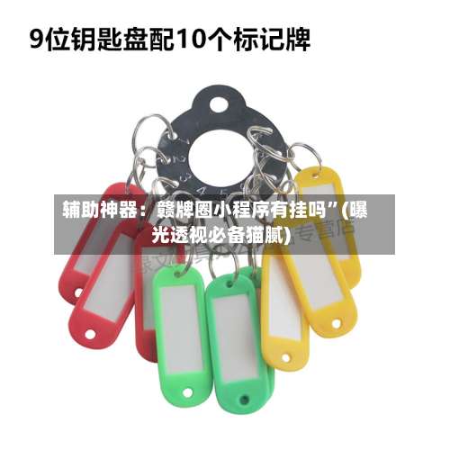 辅助神器：赣牌圈小程序有挂吗	”(曝光透视必备猫腻)-第1张图片