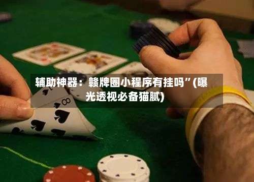 辅助神器：赣牌圈小程序有挂吗”(曝光透视必备猫腻)-第3张图片