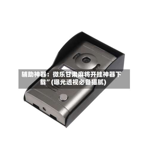 辅助神器：微乐甘肃麻将开挂神器下载”(曝光透视必备猫腻)-第3张图片